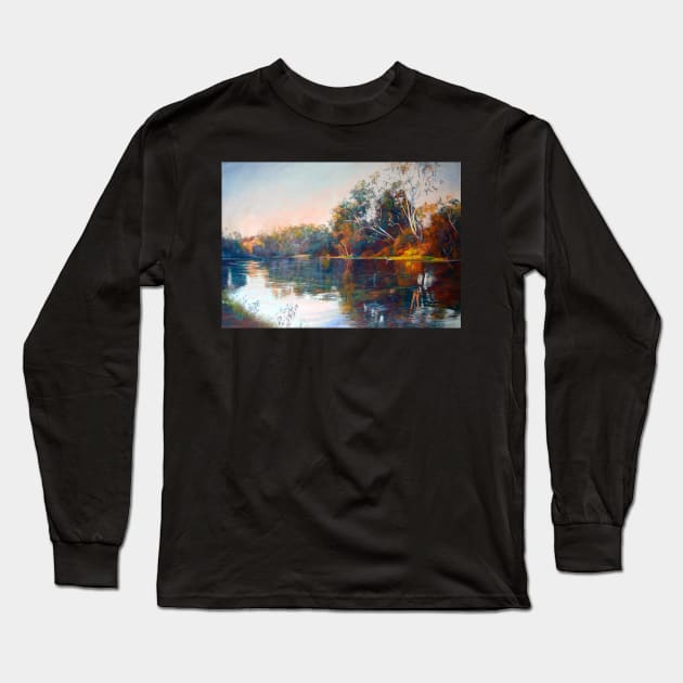 A Touch of Gold Long Sleeve T-Shirt by Lyndarob